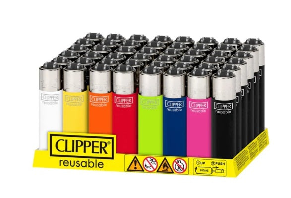 CLIPPER MINI SOLID LIGHTER ASSORTED COLORS