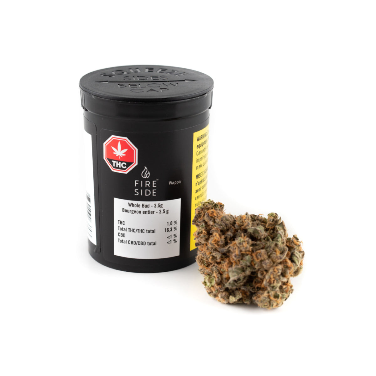 FIRESIDE WAPPA (IND) DRIED - 3.5G