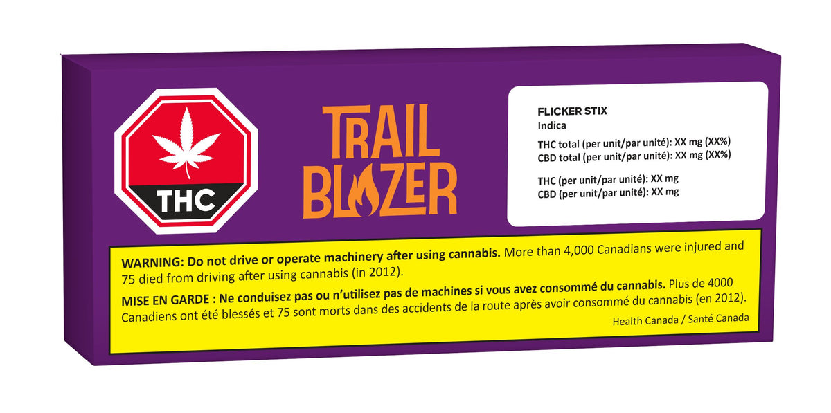 TRAILBLAZER FLICKER STIX (IND) PRE-ROLL - 0.5G X 1