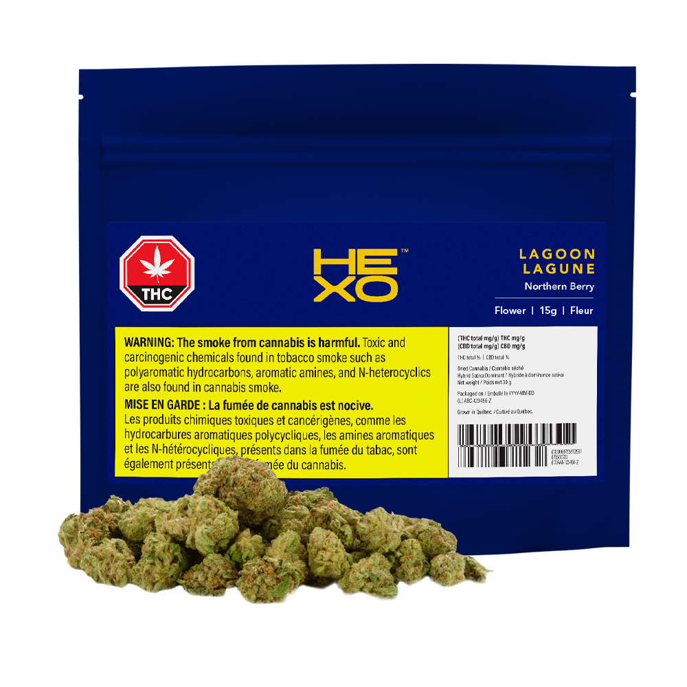 HEXO LAGOON FLOWER (IND) DRIED - 15G