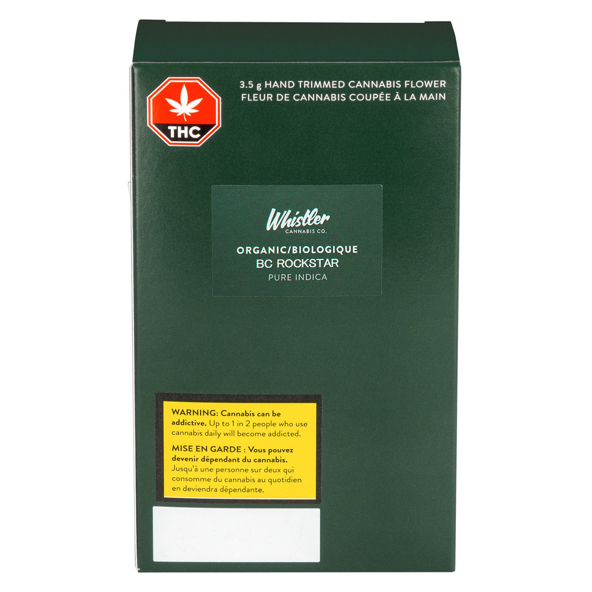 WHISTLER CANNABIS BC ROCKSTAR (IND) DRIED - 3.5G