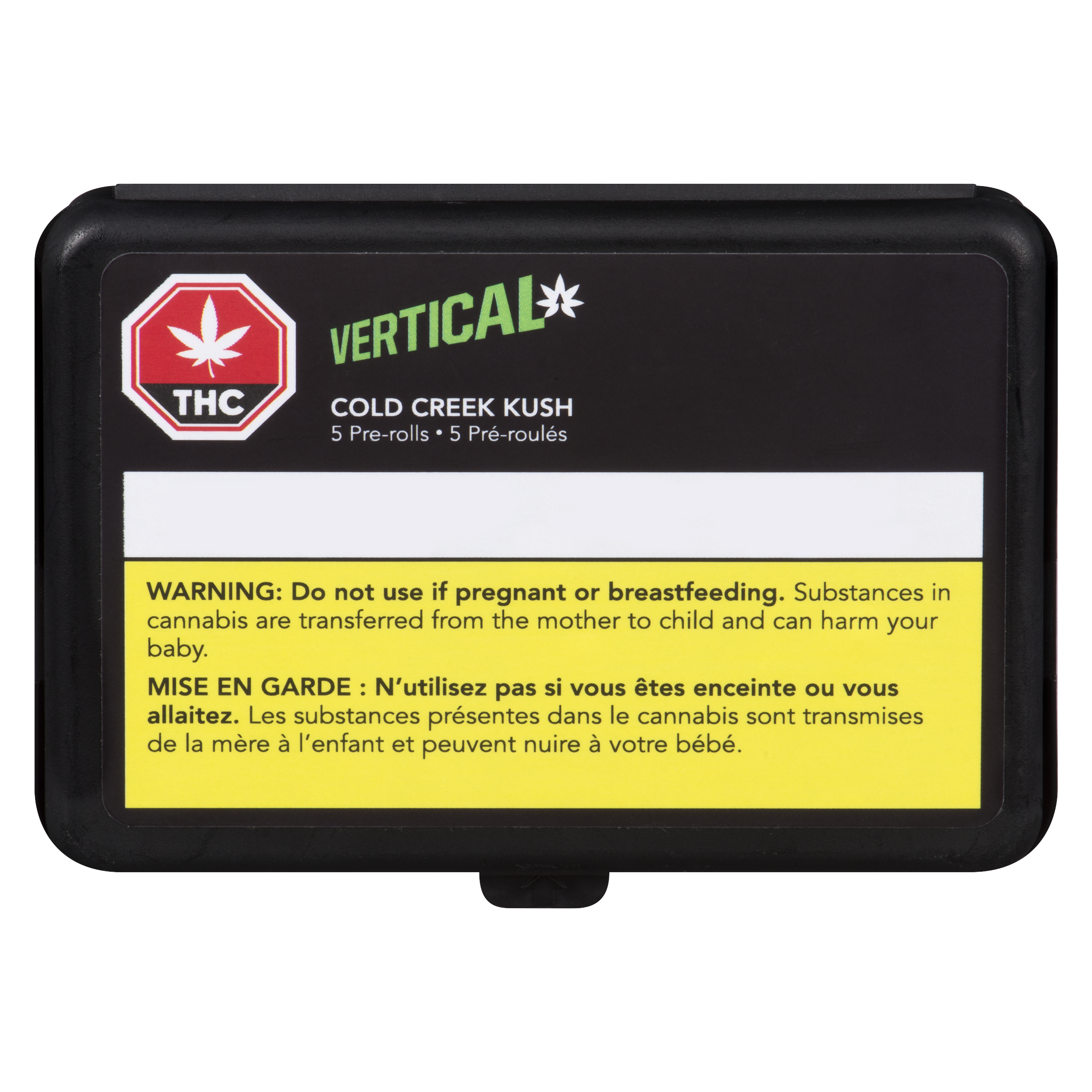 VERTICAL CANNABIS KENT COUNTY KUSH (IND) PRE-ROLL - 0.5G X 5