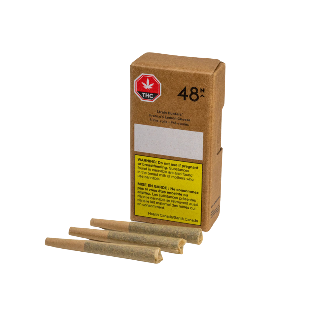 48NORTH FRANCOS LEMON CHEESE (S) PRE-ROLL - 0.5G X 3