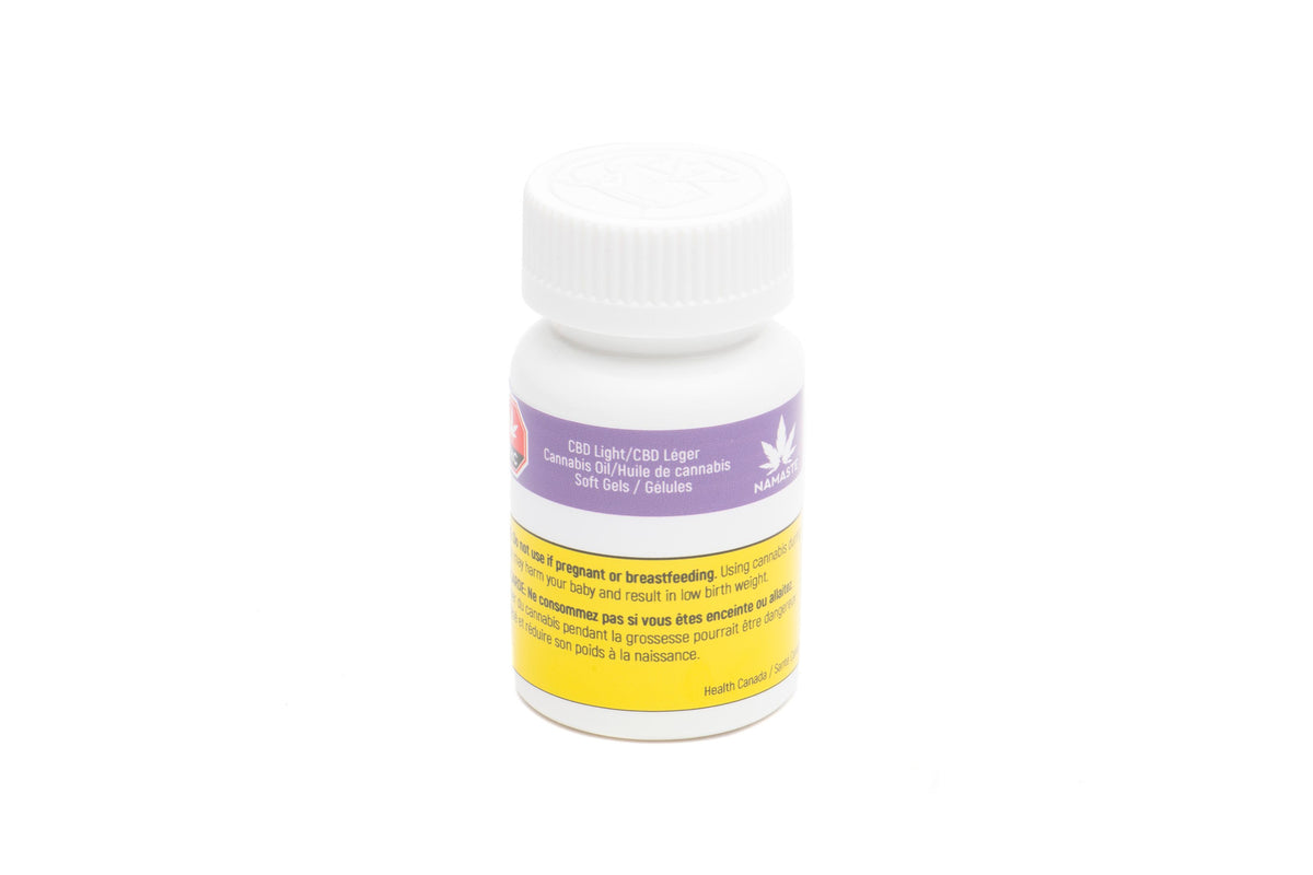 NAMASTE CBD LIGHT (H) SOFT GELS - 6MG X 15