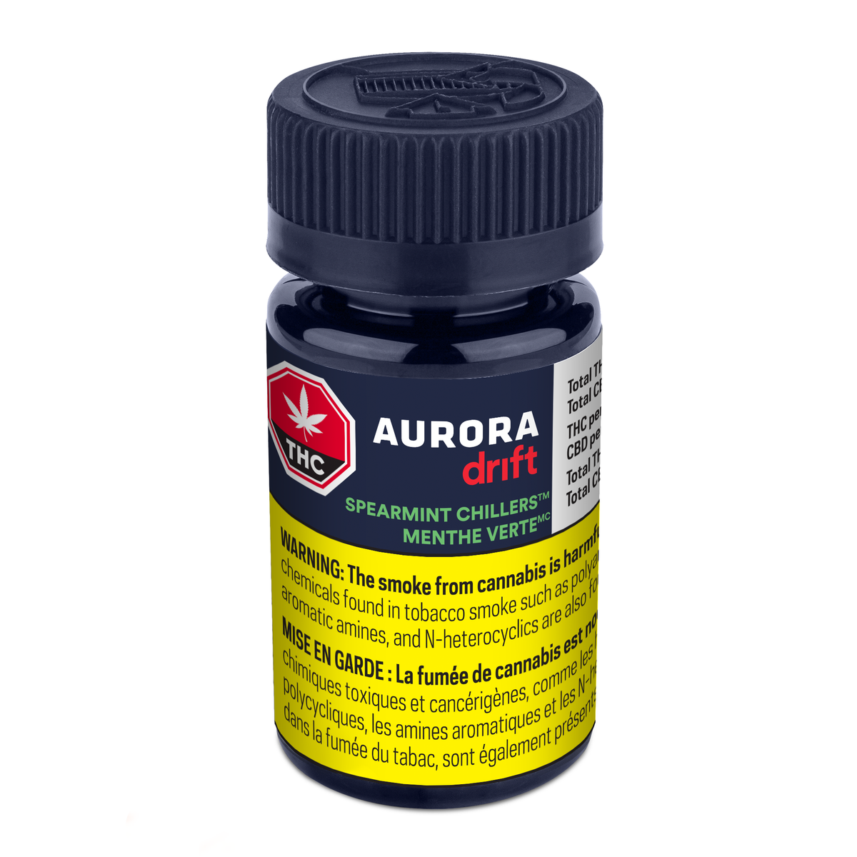 AURORA DRIFT CHILL SPEARMINT (S) MINT - 2MG THC X 5
