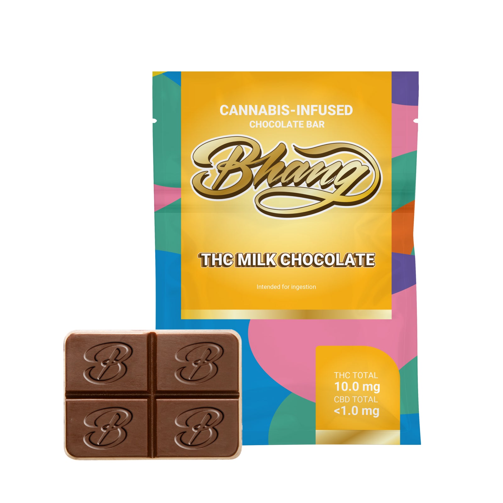 BHANG MILK CHOCOLATE (H) CHOC - 2.5MG THC X 4