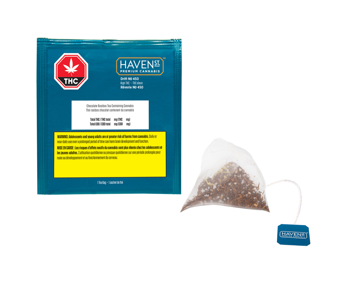 HAVEN ST NO 450 DRIFT 2:1 (H) TEA BAG - 10MG THC:5MG CBD X 1