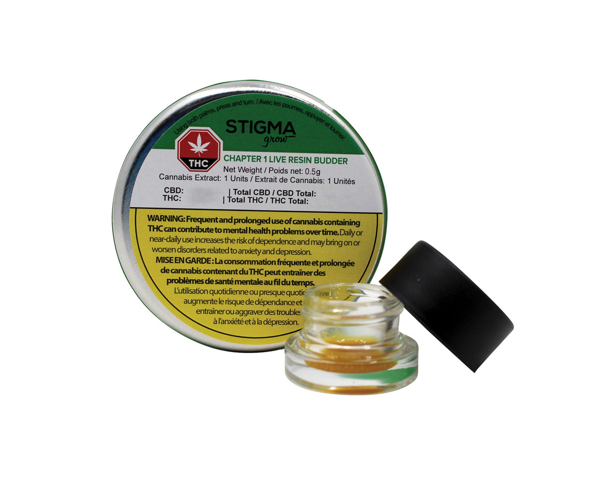 STIGMA GROW CHAPTER 1 BADDER (H) RESIN - 1G
