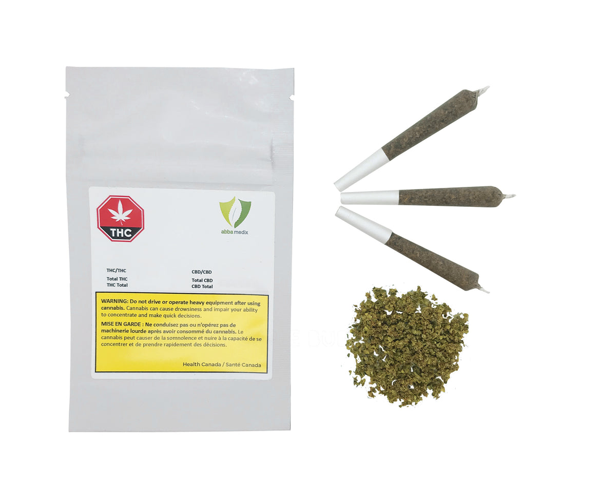 ABBA MEDIX PURPLE BUD (IND) PRE-ROLL - 0.5G X 3
