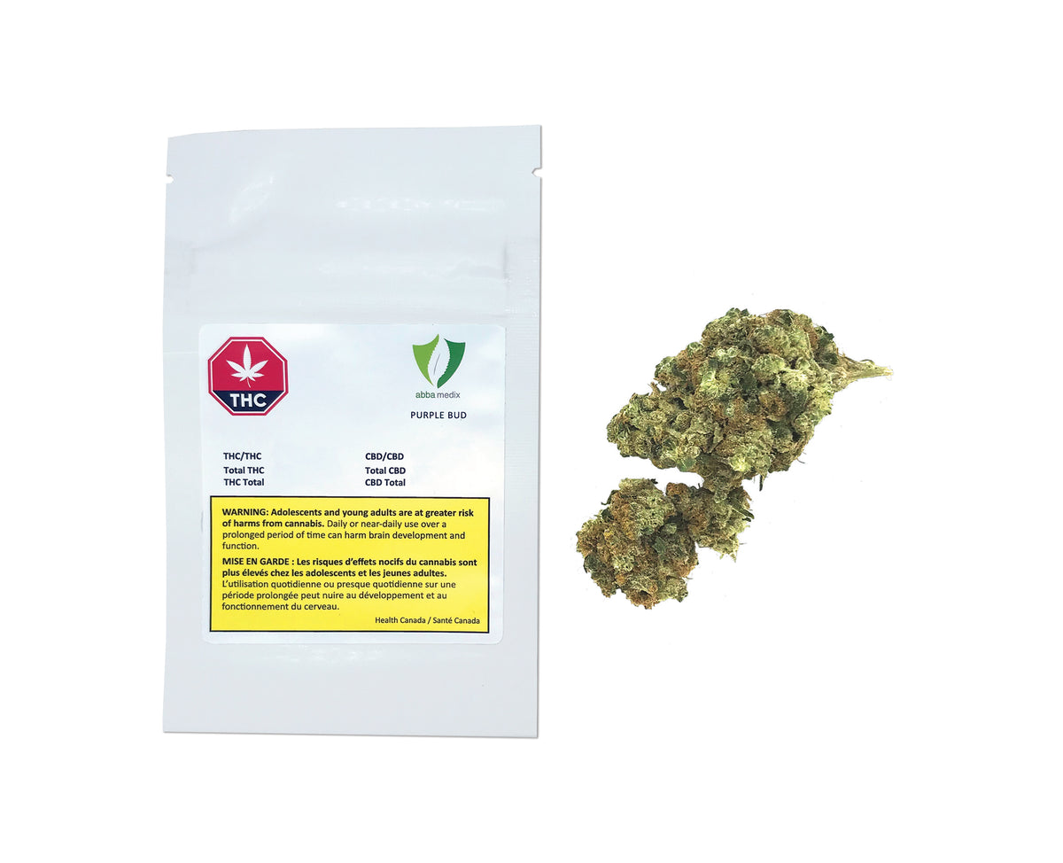 ABBA MEDIX PURPLE BUD (IND) DRIED - 3.5G