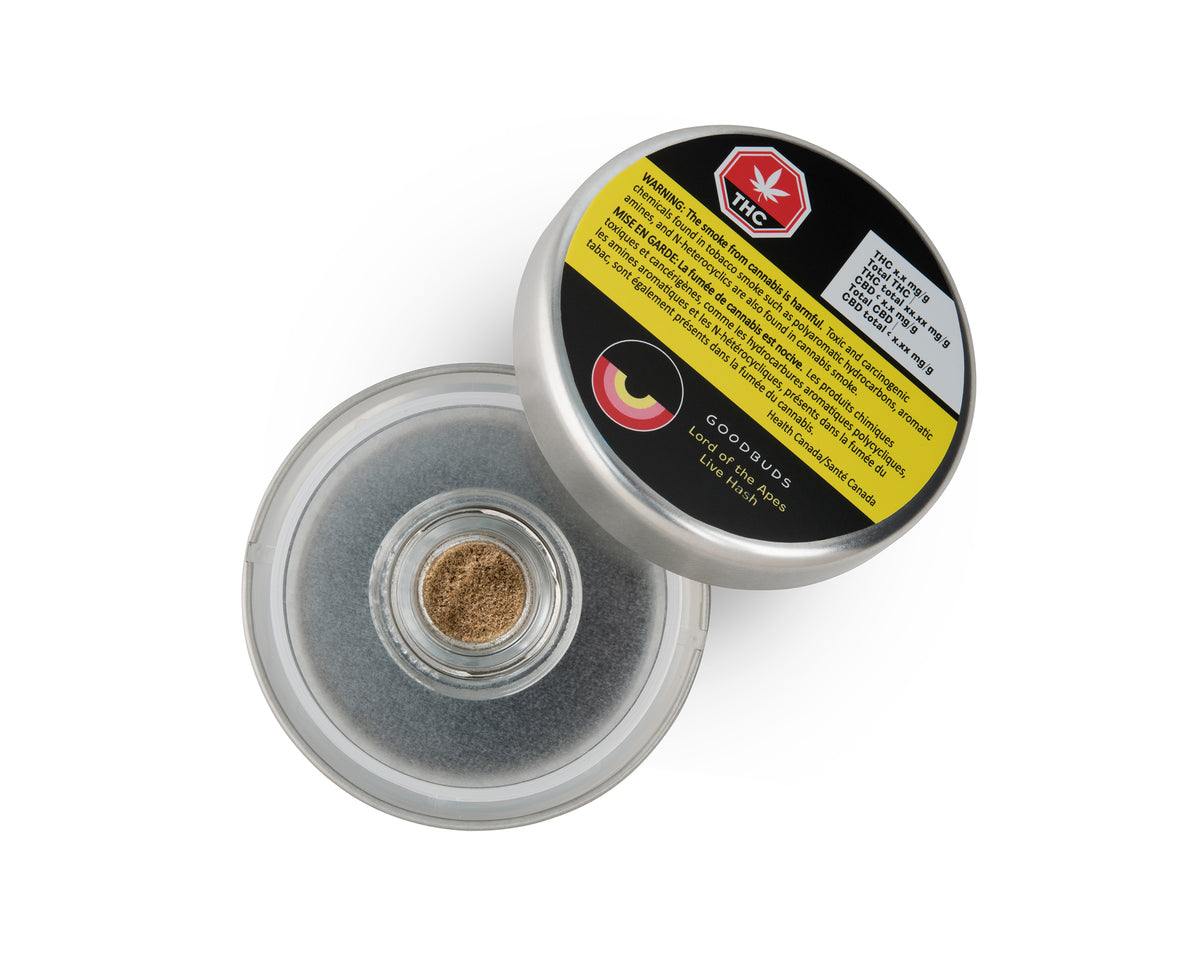 GOOD BUDS LORD OF THE APES (H) LIVE RESIN HASH - 0.5G