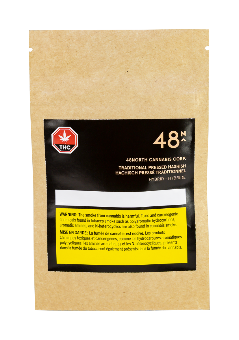 48NORTH TRADITIONAL PRESSED HASHISH (H) HASH - 1G