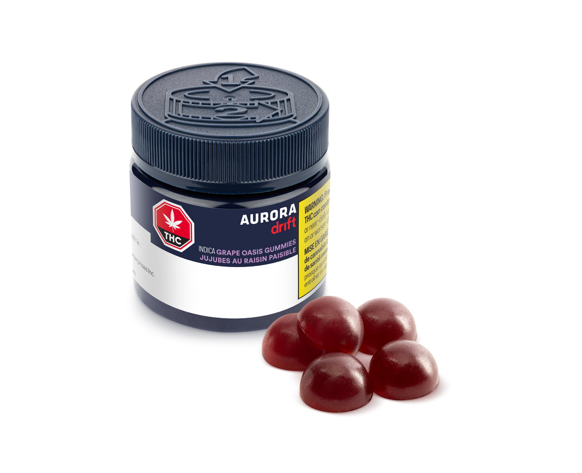 AURORA DRIFT GRAPE (IND) CHEW - 2.5MG THC X 4