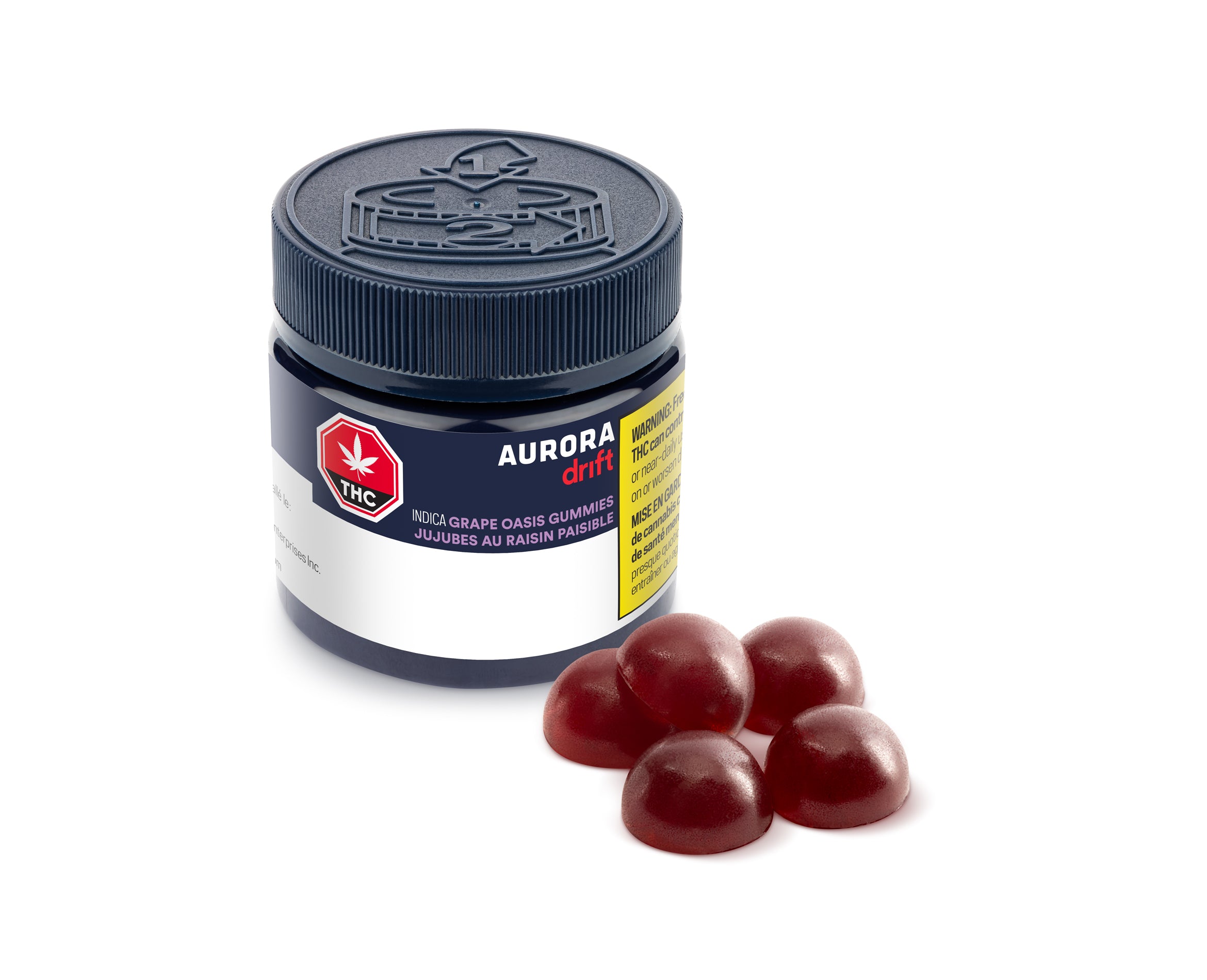 AURORA DRIFT GRAPE (IND) CHEW - 2.5MG THC X 4