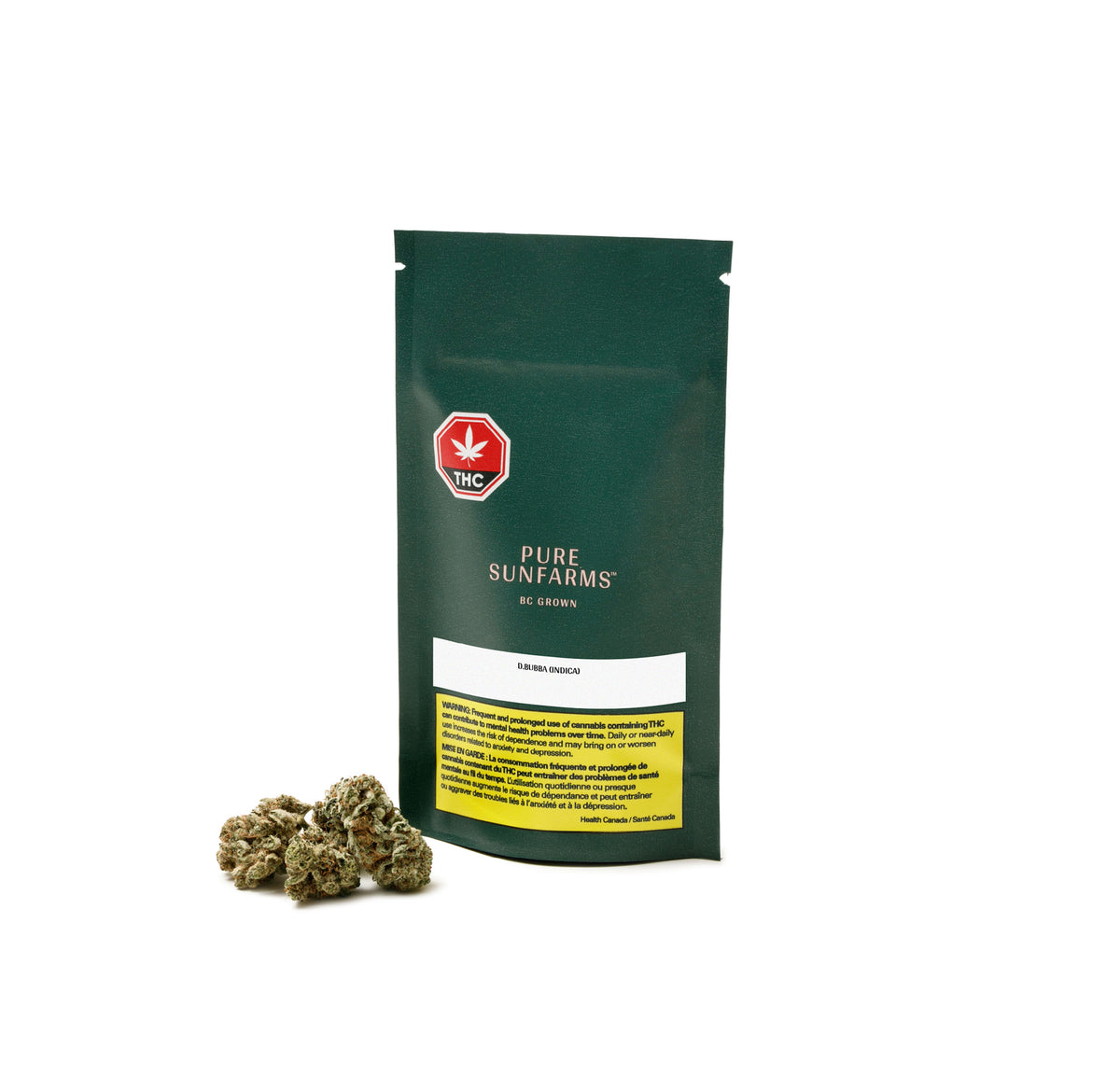 PURE SUNFARMS D BUBBA (IND) DRIED - 3.5G