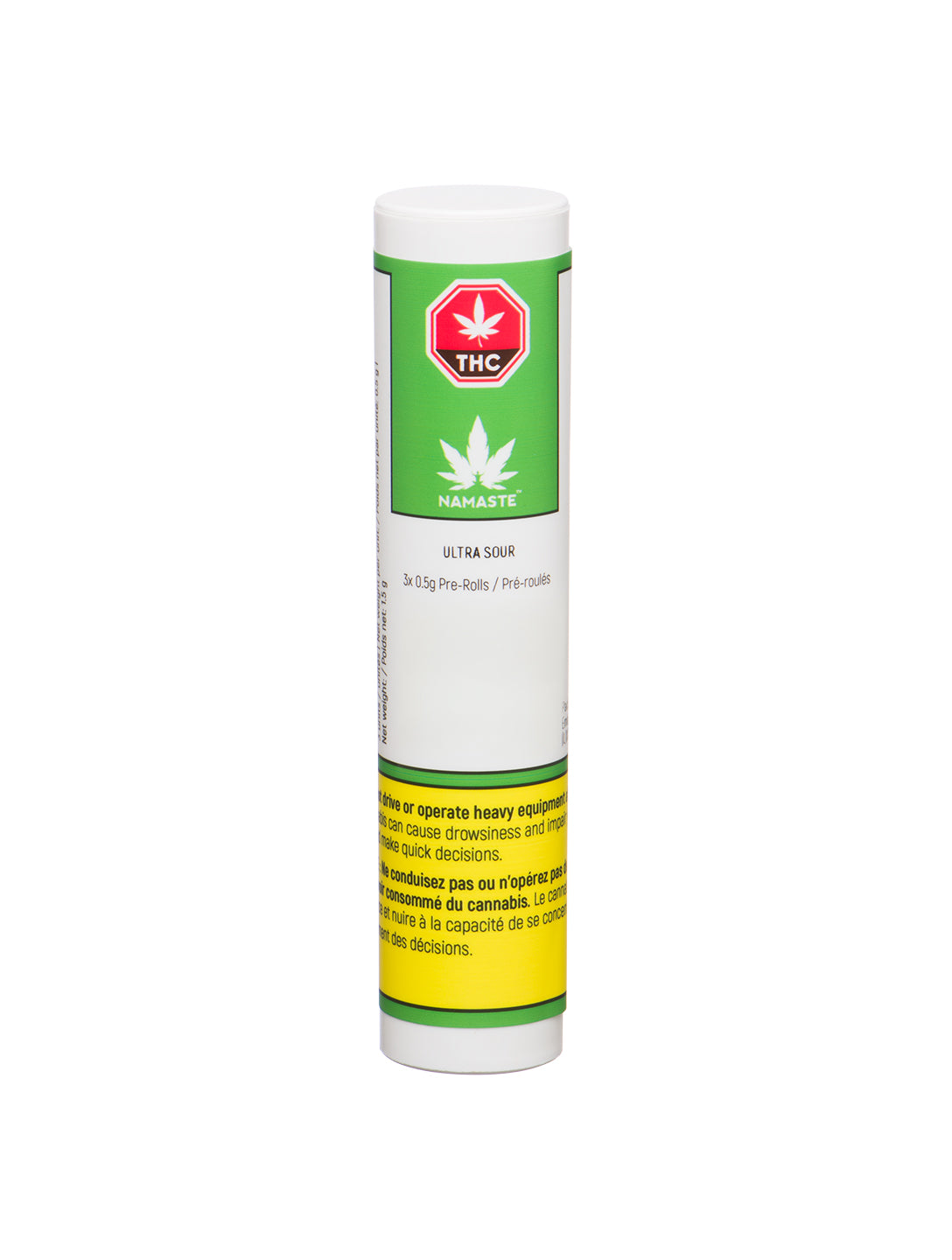 NAMASTE ULTRA SOUR (S) PRE-ROLL - 0.5G X 3