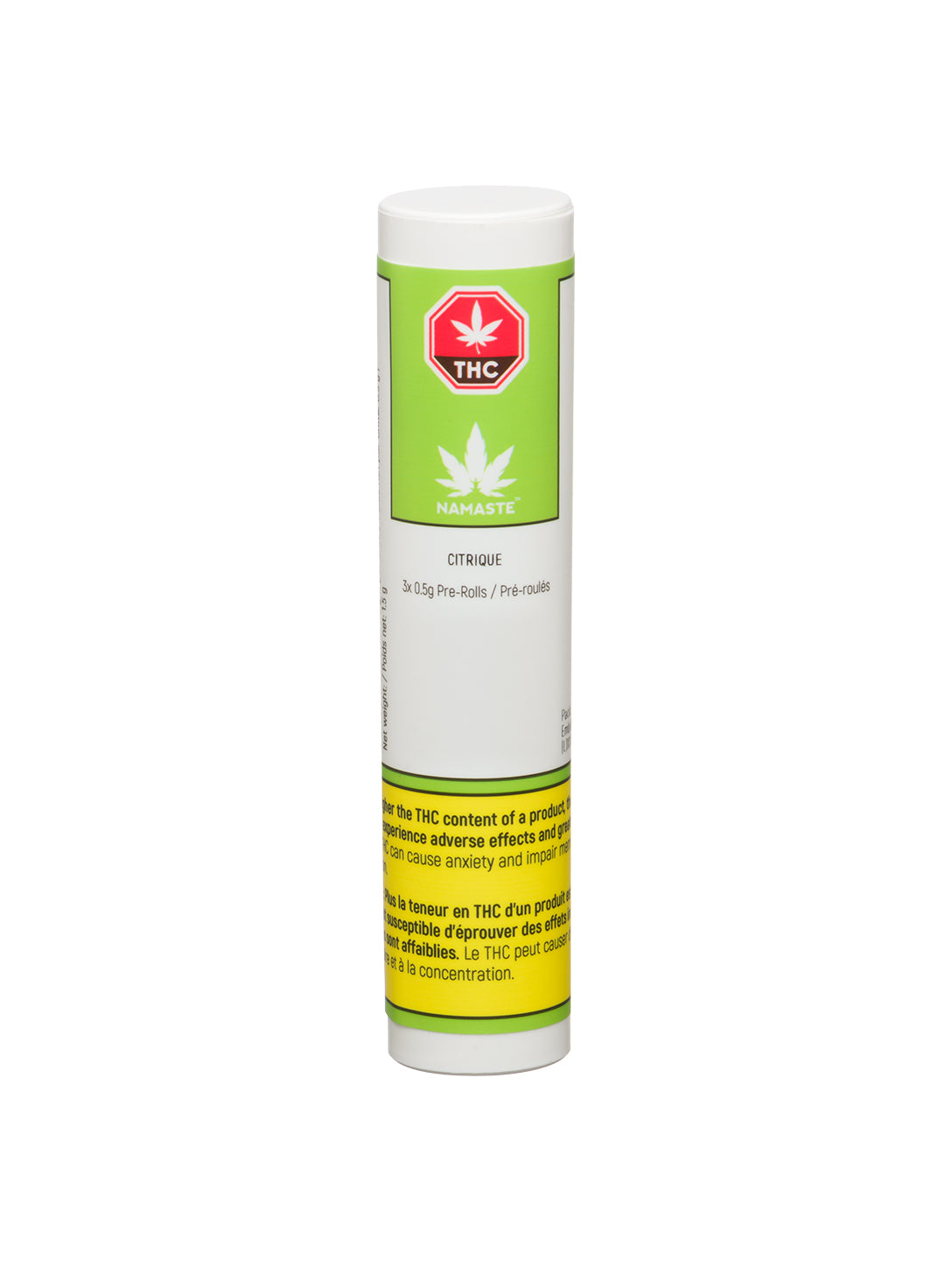 NAMASTE CITRIQUE (S) PRE-ROLL - 0.5G X 3