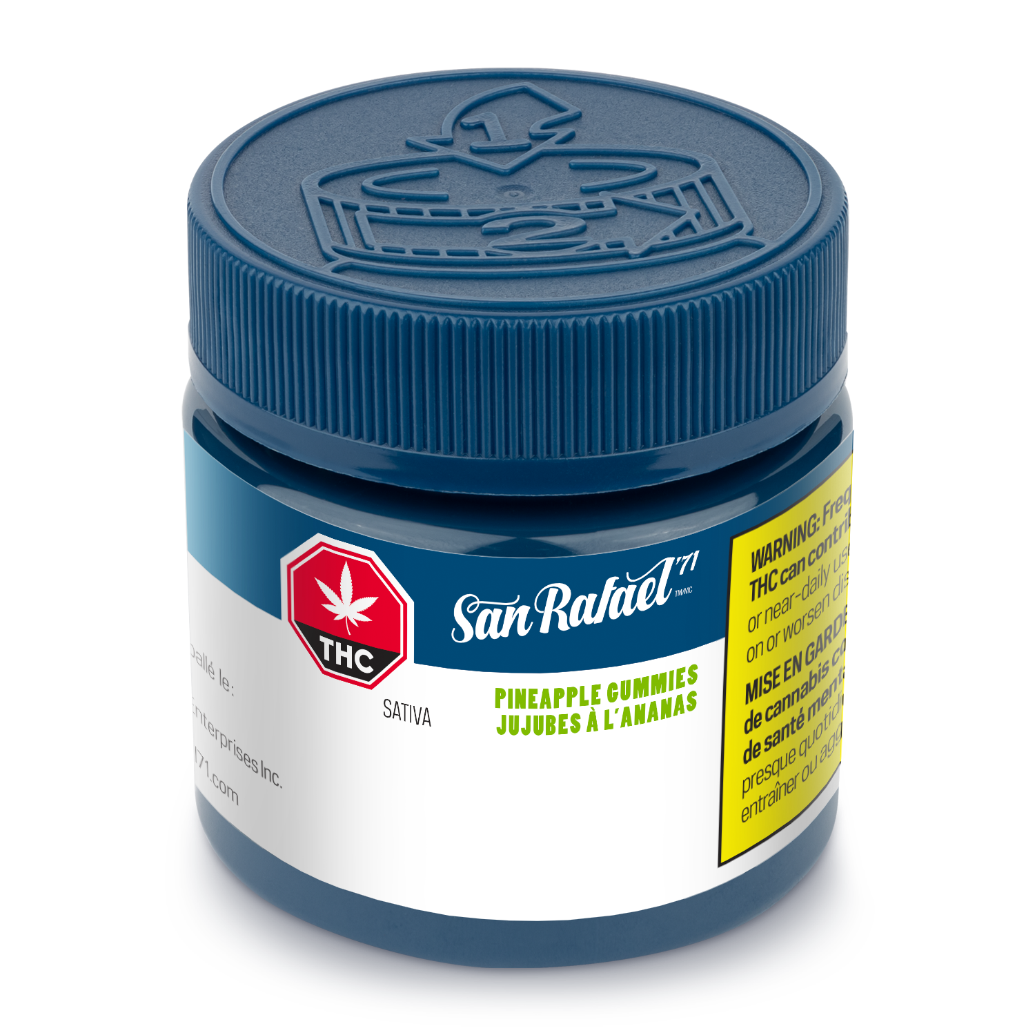 SAN RAFAEL 71 PINEAPPLE (S) CHEW - 2.5MG THC X 4