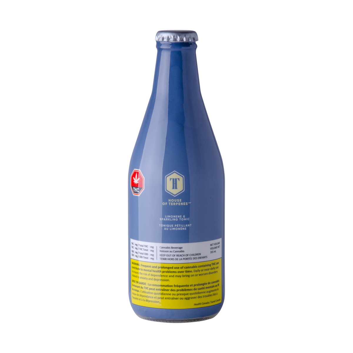 HOUSE OF TERPENES LIMONENE (H) BEV - 5MG THC : 5MG CBD X 355