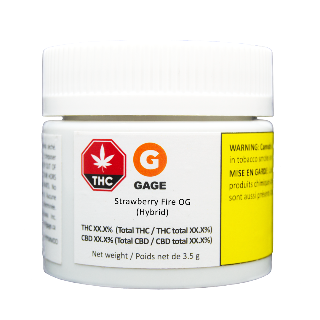 GAGE STRAWBERRY FIRE OG (IND) DRIED - 3.5G