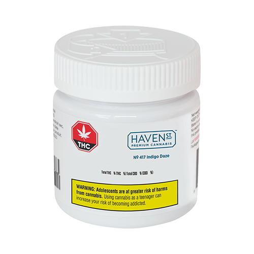 HAVEN ST NO 417 INDIGO DAZE (IND) DRIED - 3.5G