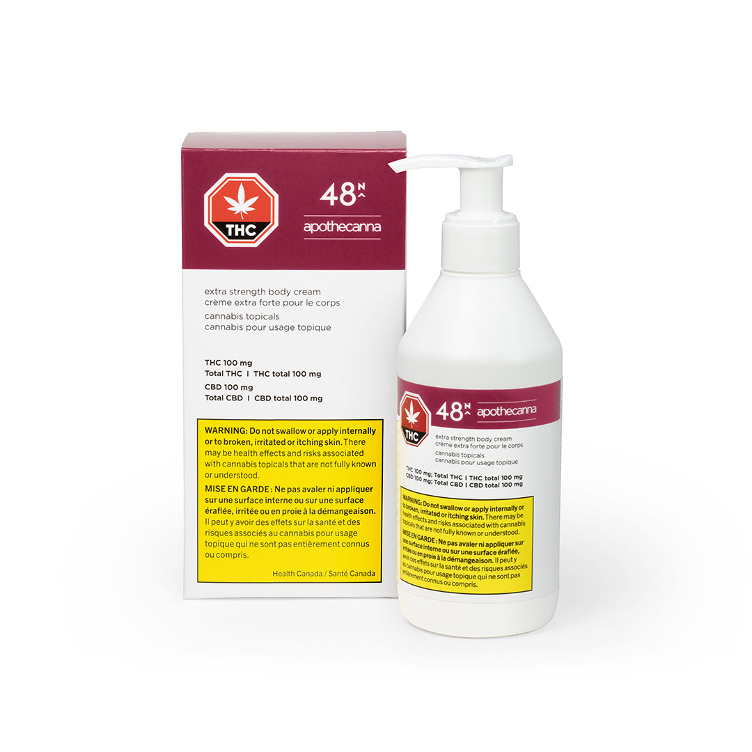 APOTHECANNA EXTRA STRENGTH 1:1 (H) BODY CREAM - 236G