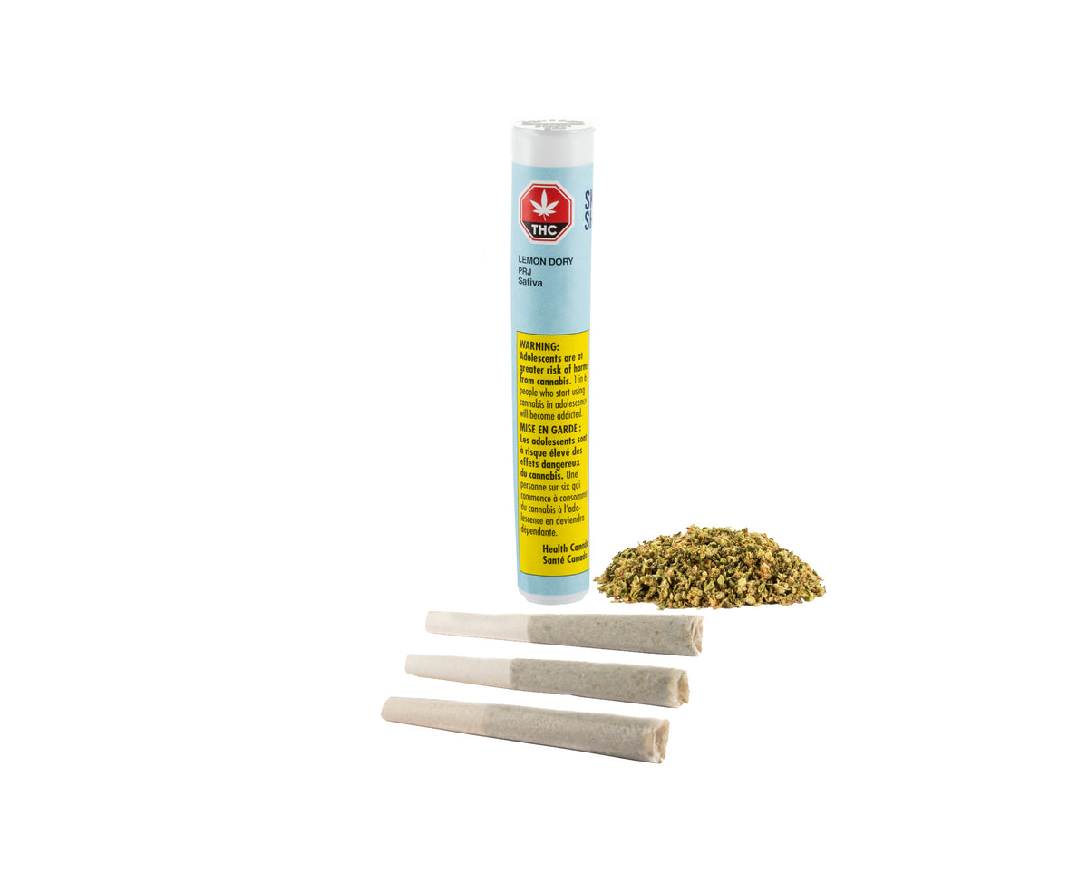 SKOSHA LEMON DORY (S) PRE-ROLL - 0.5G X 3