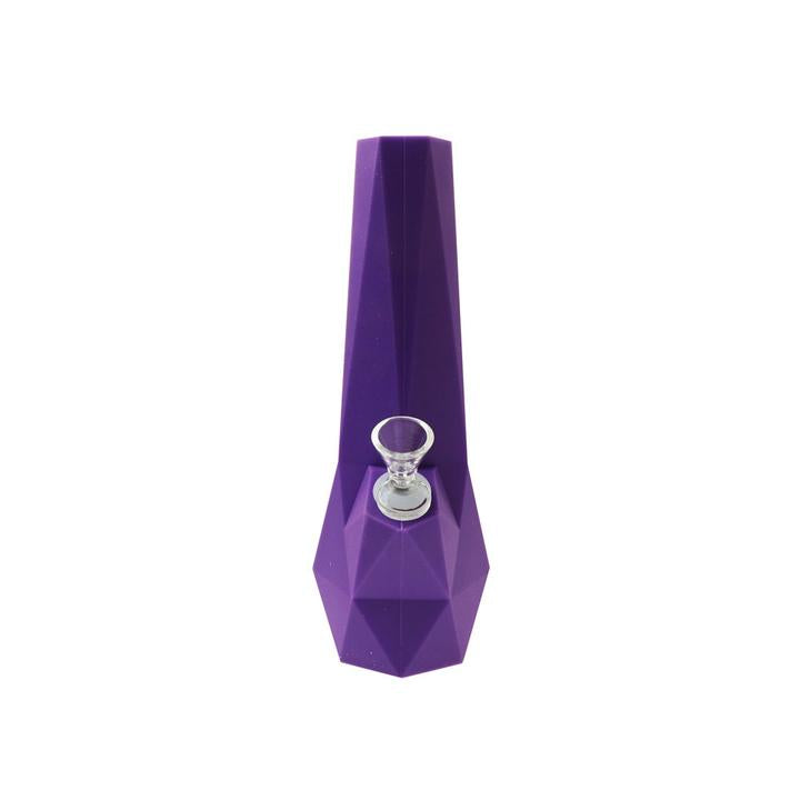 NON BRANDED SILICONE WATER PIPE DIAMOND 10”