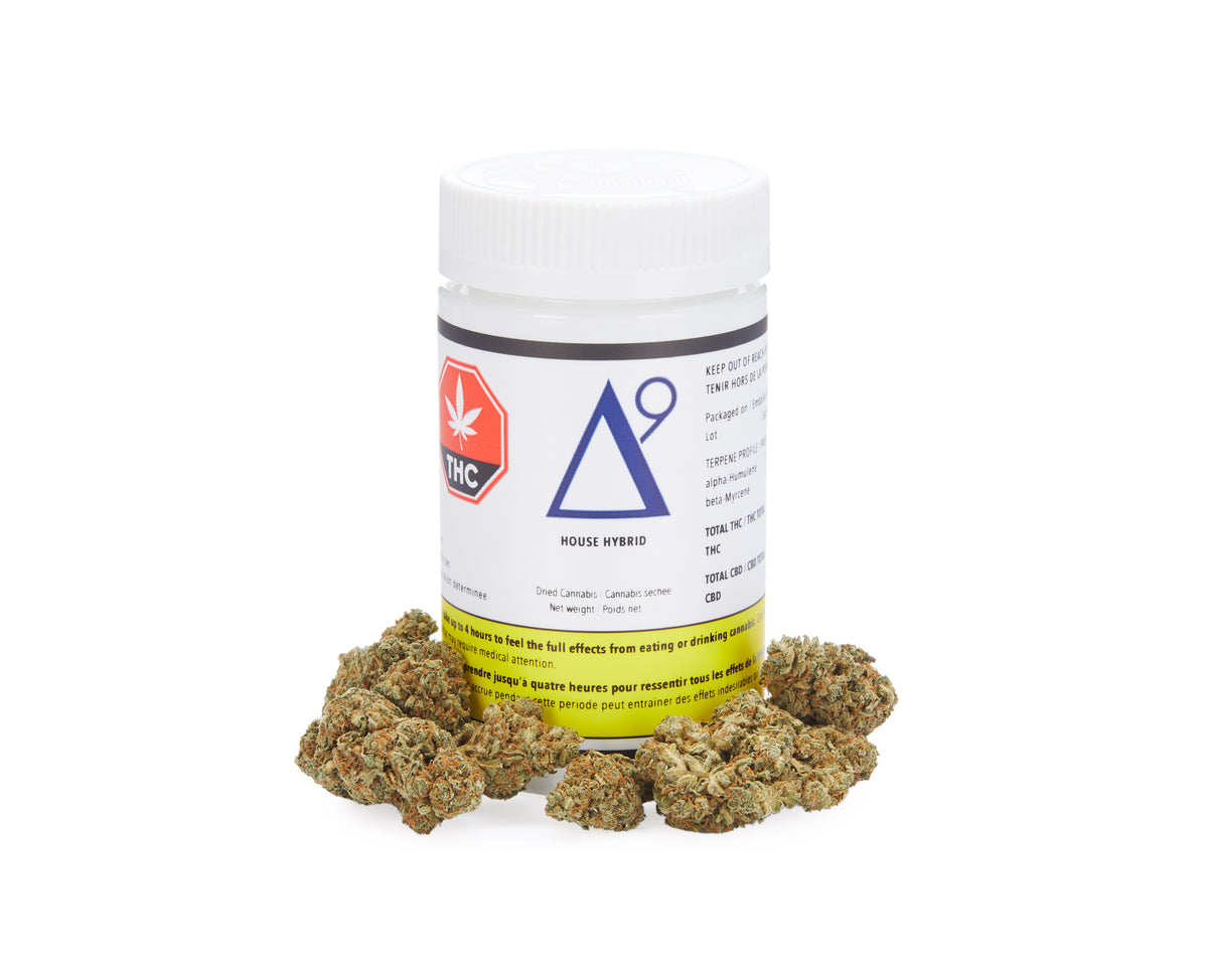 DELTA 9 HOUSE HYBRID (H) DRIED - 7G