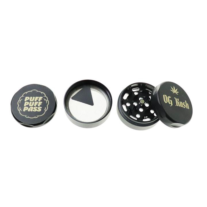 PUFF PUFF PASS STRAIN GRINDER 3PC - OG KUSH