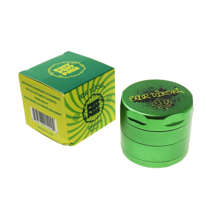 PUFF PUFF PASS STRAIN GRINDER 3PC - SOUR DIESEL