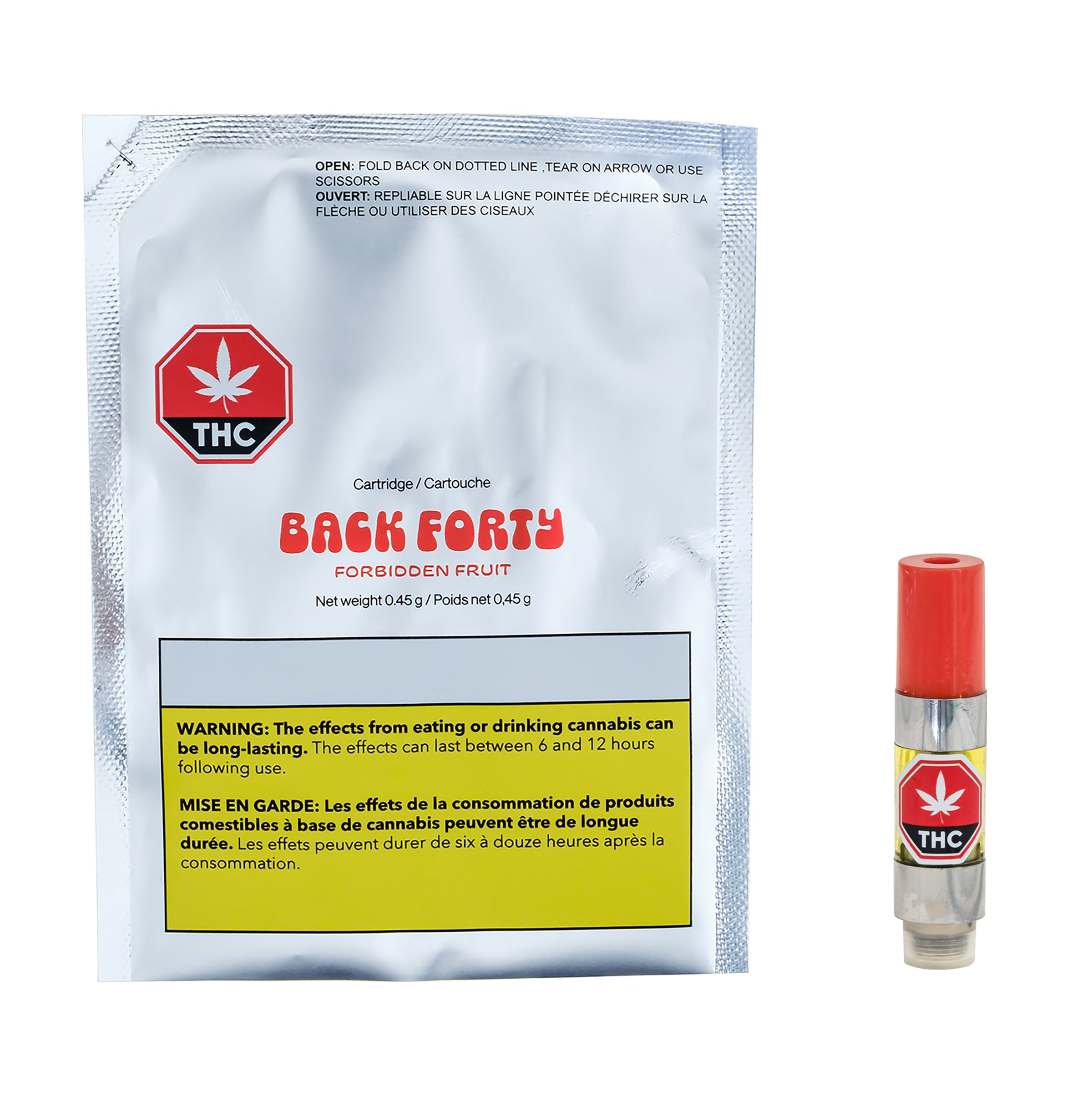 BACK FORTY FORBIDDEN FRUIT (IND) 510 - 0.45G