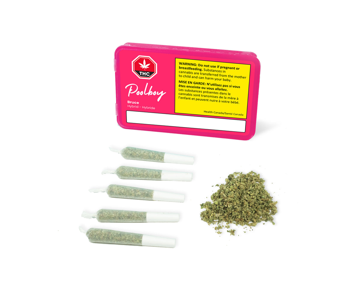 POOLBOY BRUCE (H) PRE-ROLL - 0.35G X 5