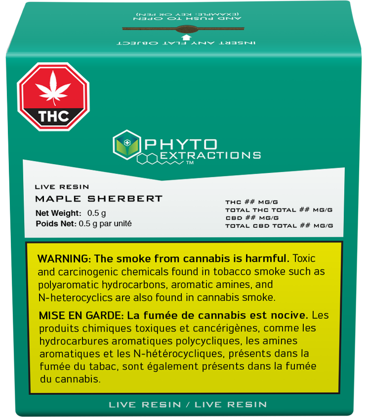 PHYTO MAPLE SHERBET (H) RESIN - 0.5G