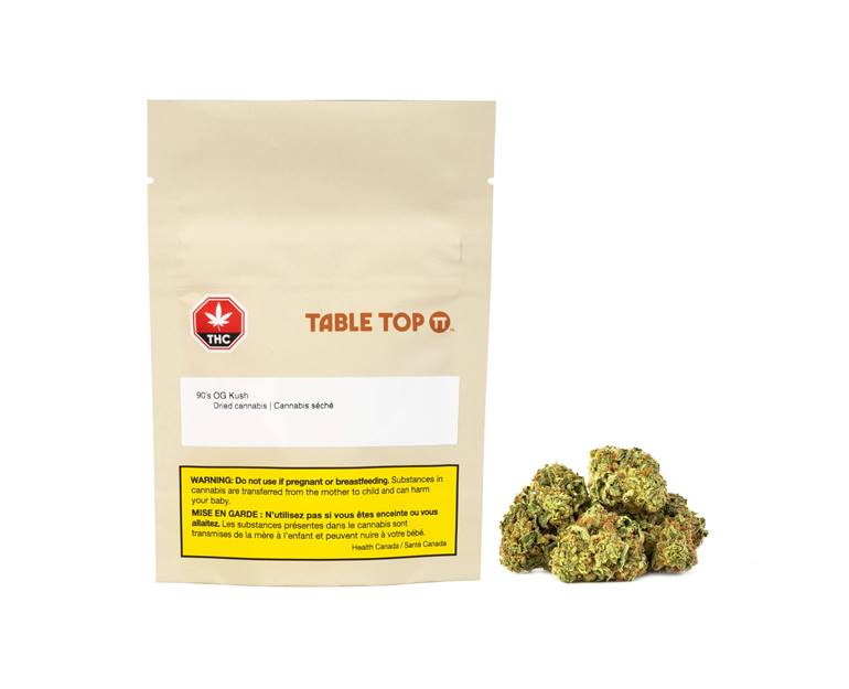 TABLE TOP 90'S OG KUSH (IND) DRIED - 3.5G