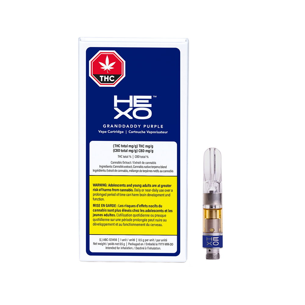 HEXO GRANDDADDY PURPLE (H) 510 - 0.5G