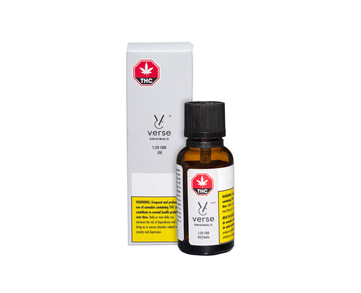VERSUS ORIGINALS CBD 1:20 (H) OIL - 28.5G