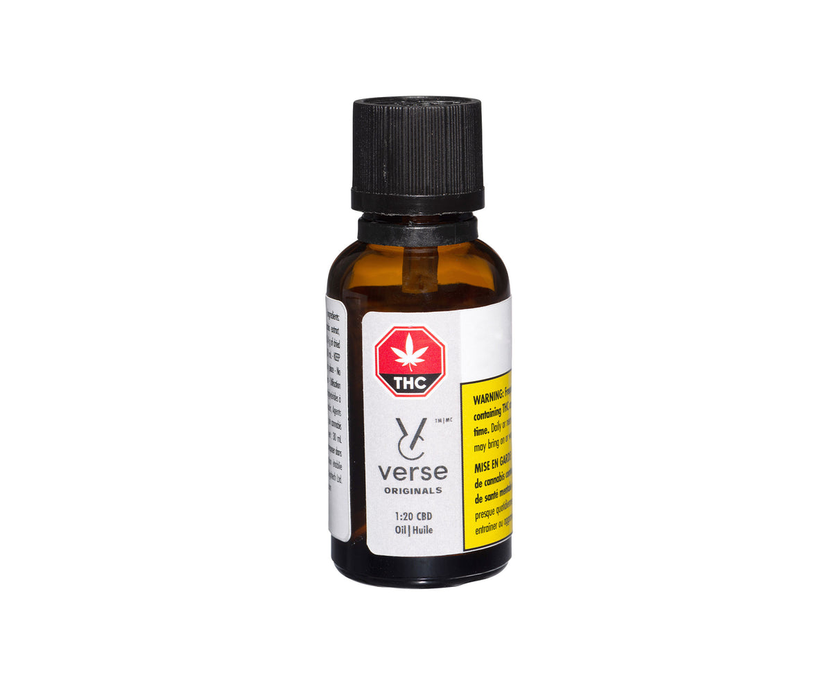VERSUS ORIGINALS CBD 1:20 (H) OIL - 28.5G