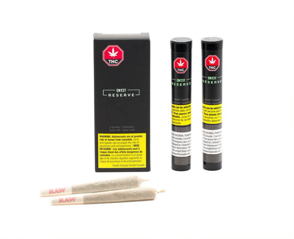 QWEST OREGON LEMONS (H) PRE-ROLL - 0.5G X 2