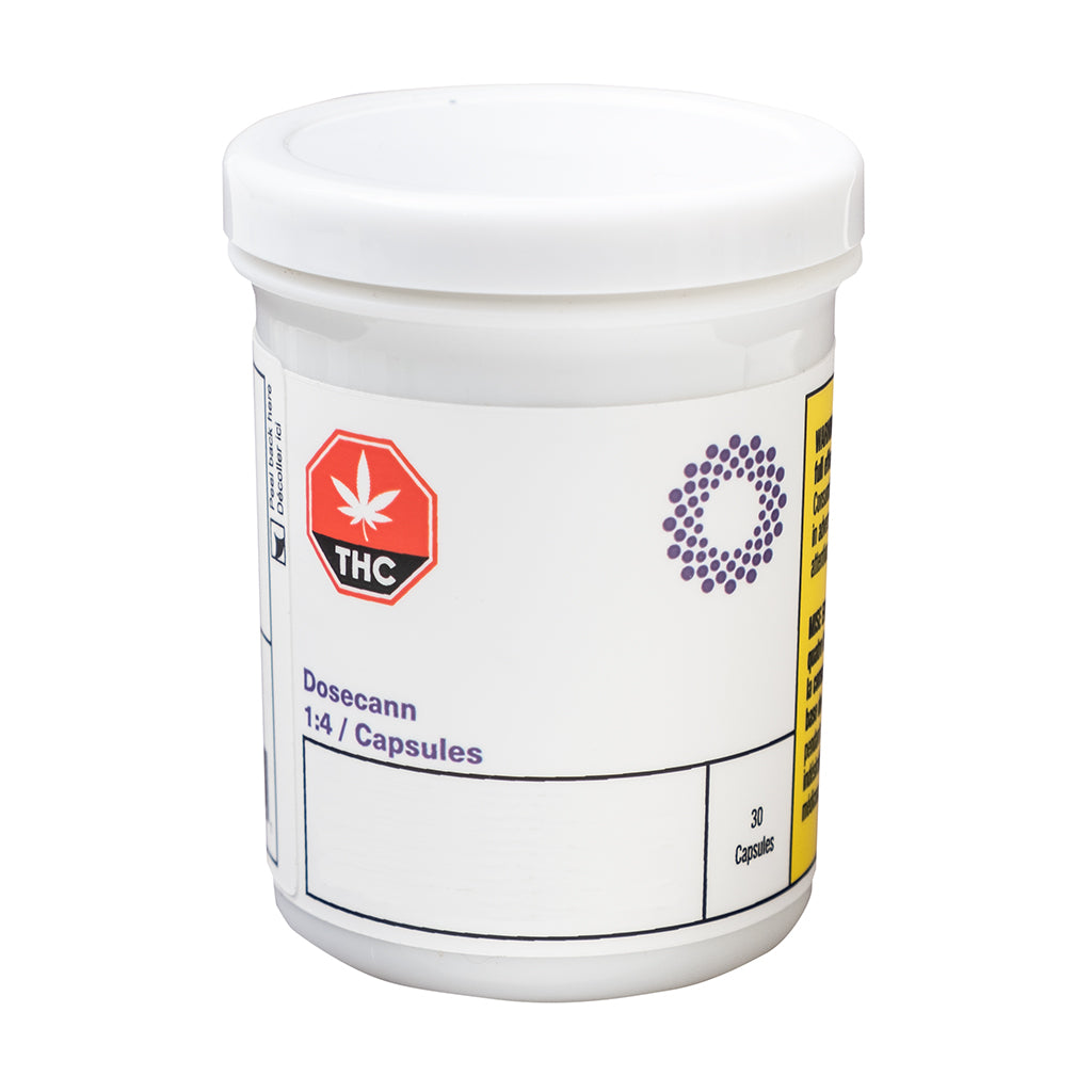 DOSECANN 1:4 BALANCED (H) CAPSULES - 2.5MG THC:10MG CBD X 30