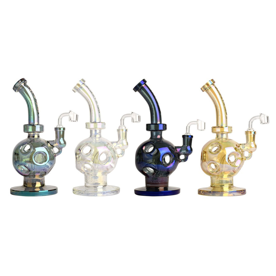 RED EYE TEK METALLIC TERMINATOR SWISS GLOBE RIG 11" - GREEN