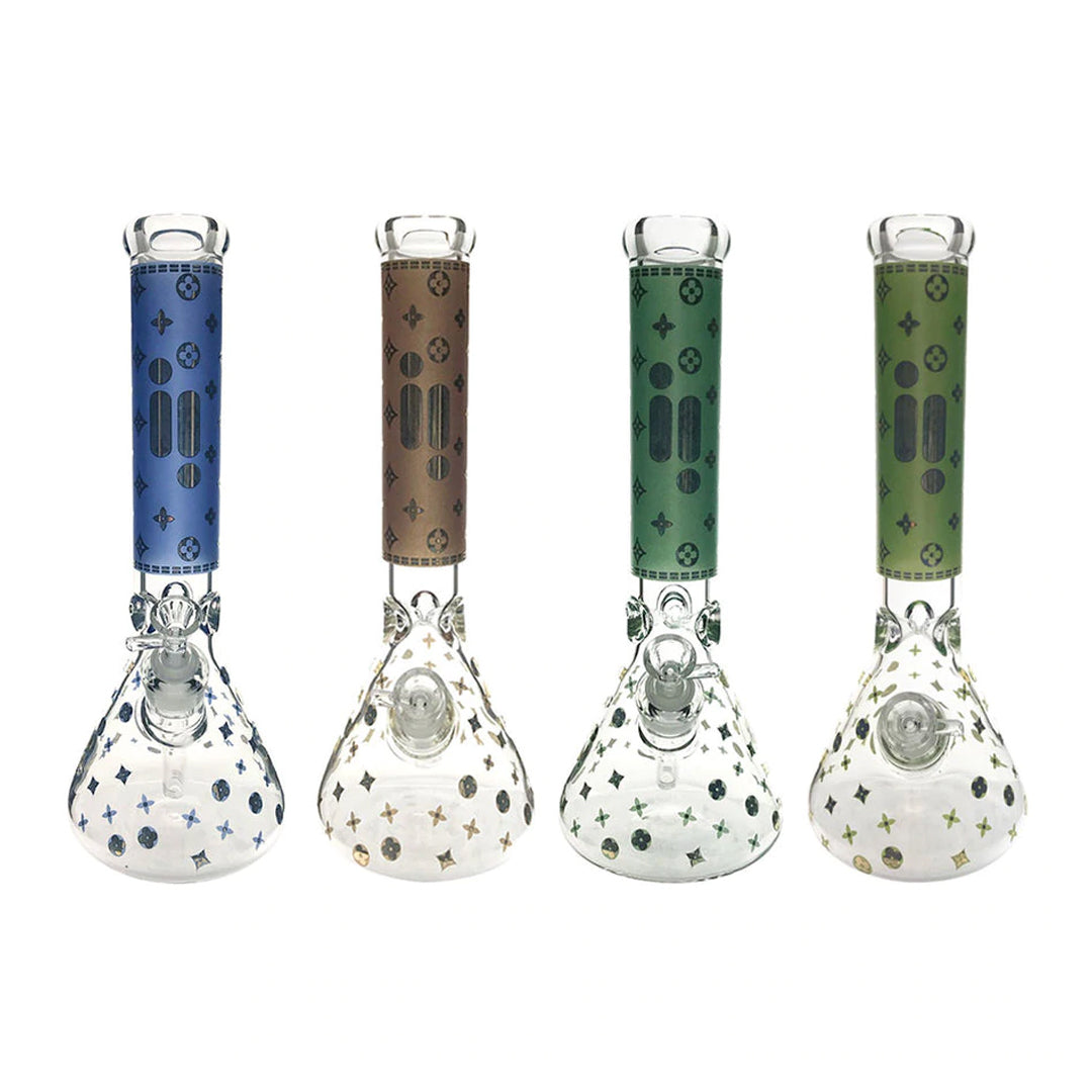 INFYNITI 14" STAR DECAL BEAKER WATER PIPE