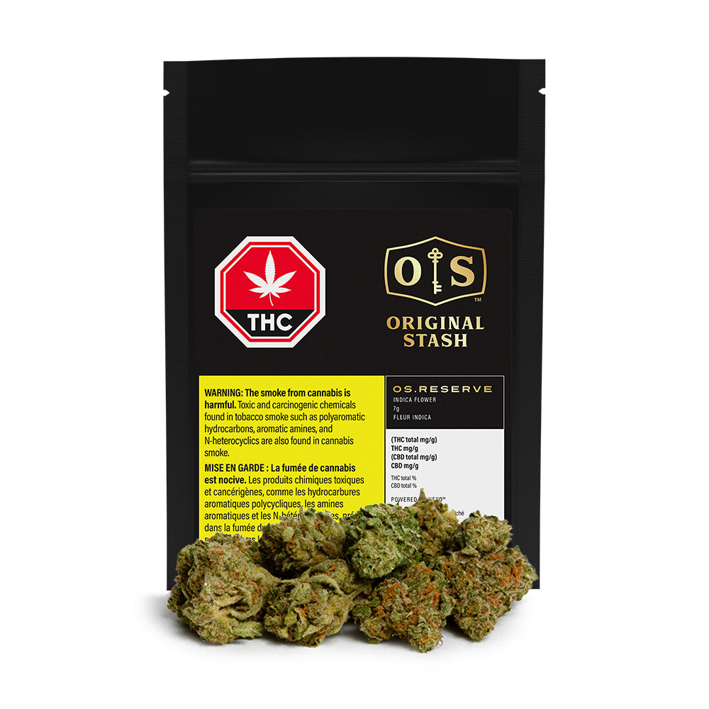 ORIGINAL STASH OS.RESERVE INDICA HYBRID (IND) DRIED - 7G