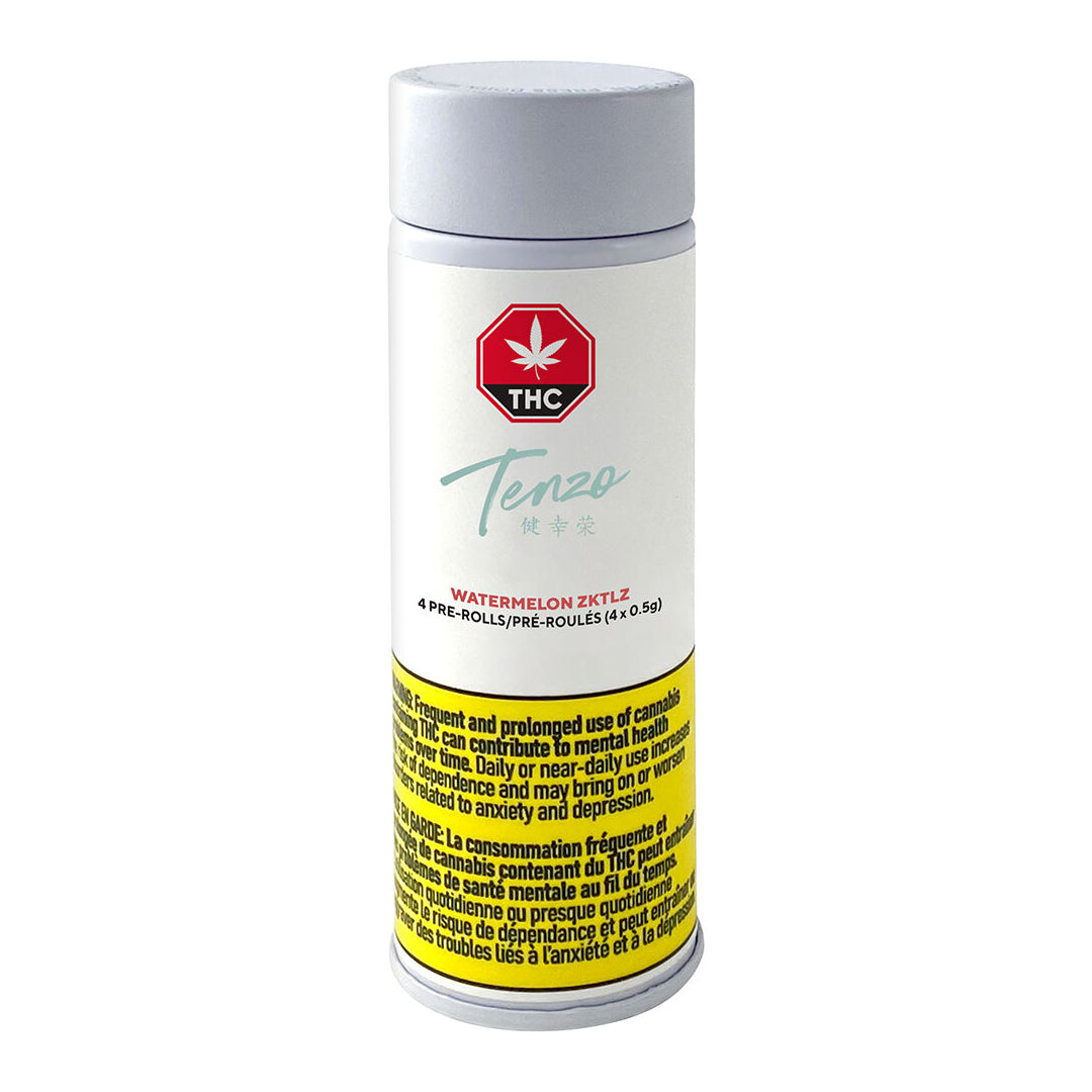 TENZO WATERMELON ZKTLZ (H) PRE-ROLL- 0.5G X 4