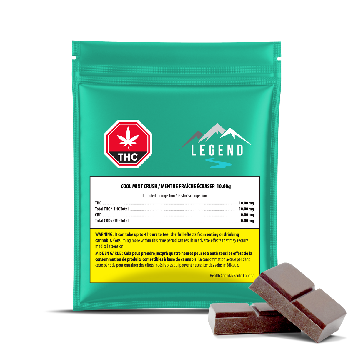 LEGEND COOL MINT CRUSH CHOCOLATE (H) CHOC - 10MG X 1