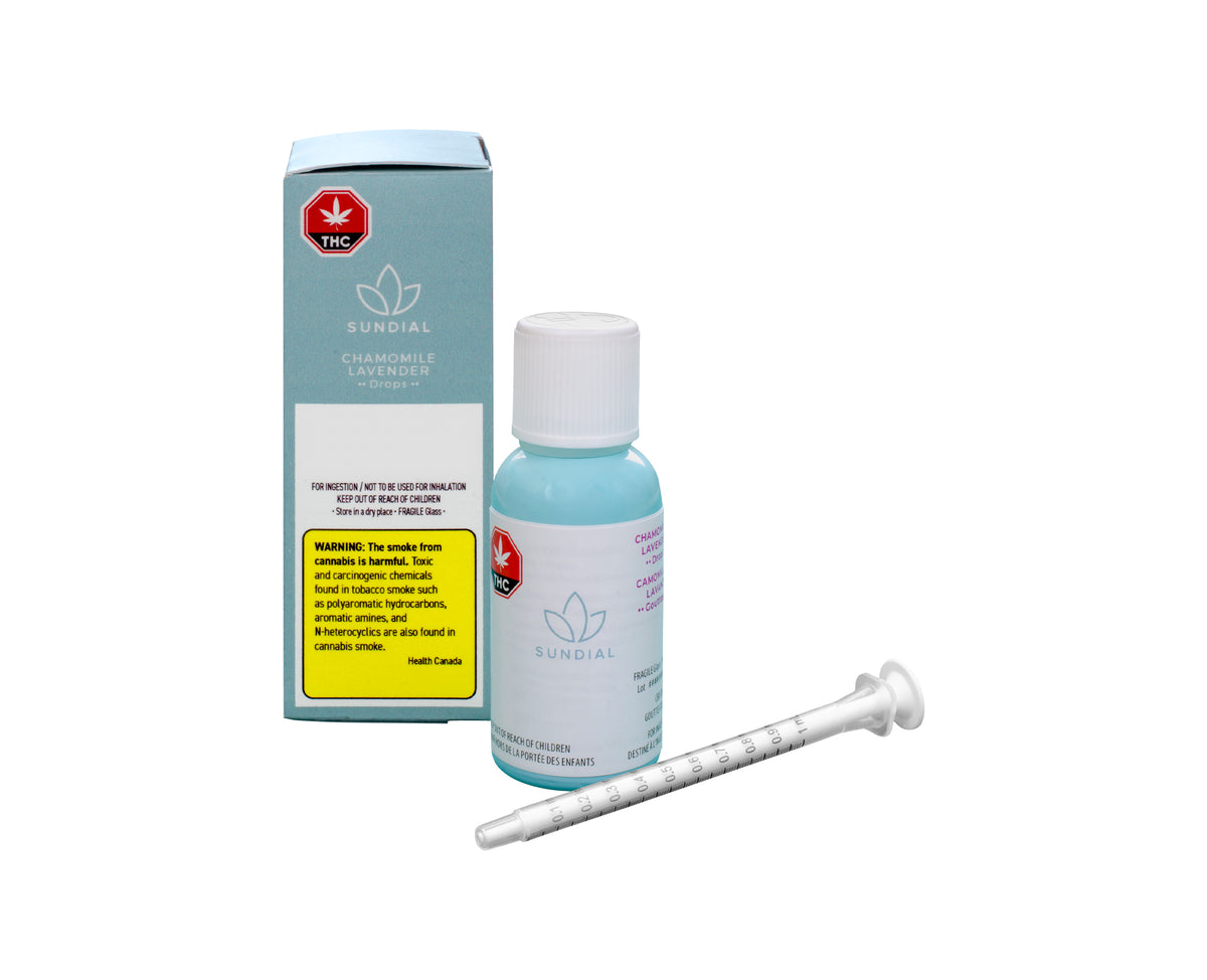SUNDIAL CHAMOMILE LAVENDER CBD (H) DROPS - 30ML