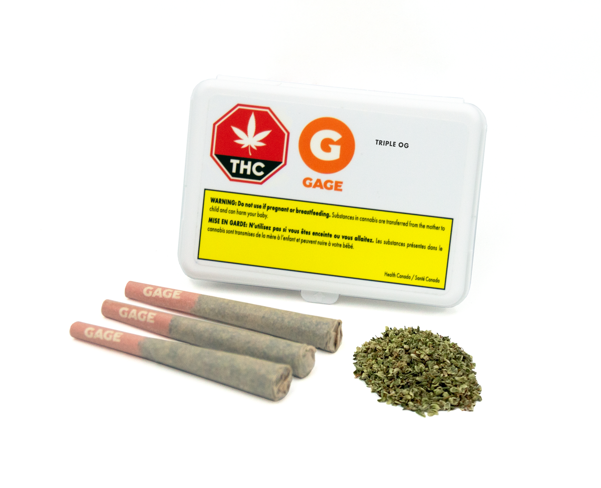 GAGE TRIPLE OG (IND) PRE-ROLL - 0.5G X 3