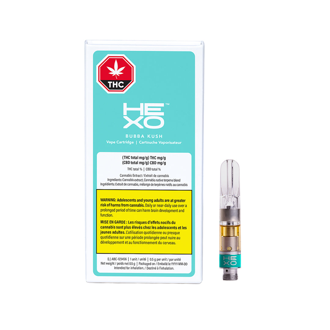 HEXO BUBBA KUSH 3:1 (IND) 510 - 0.5G