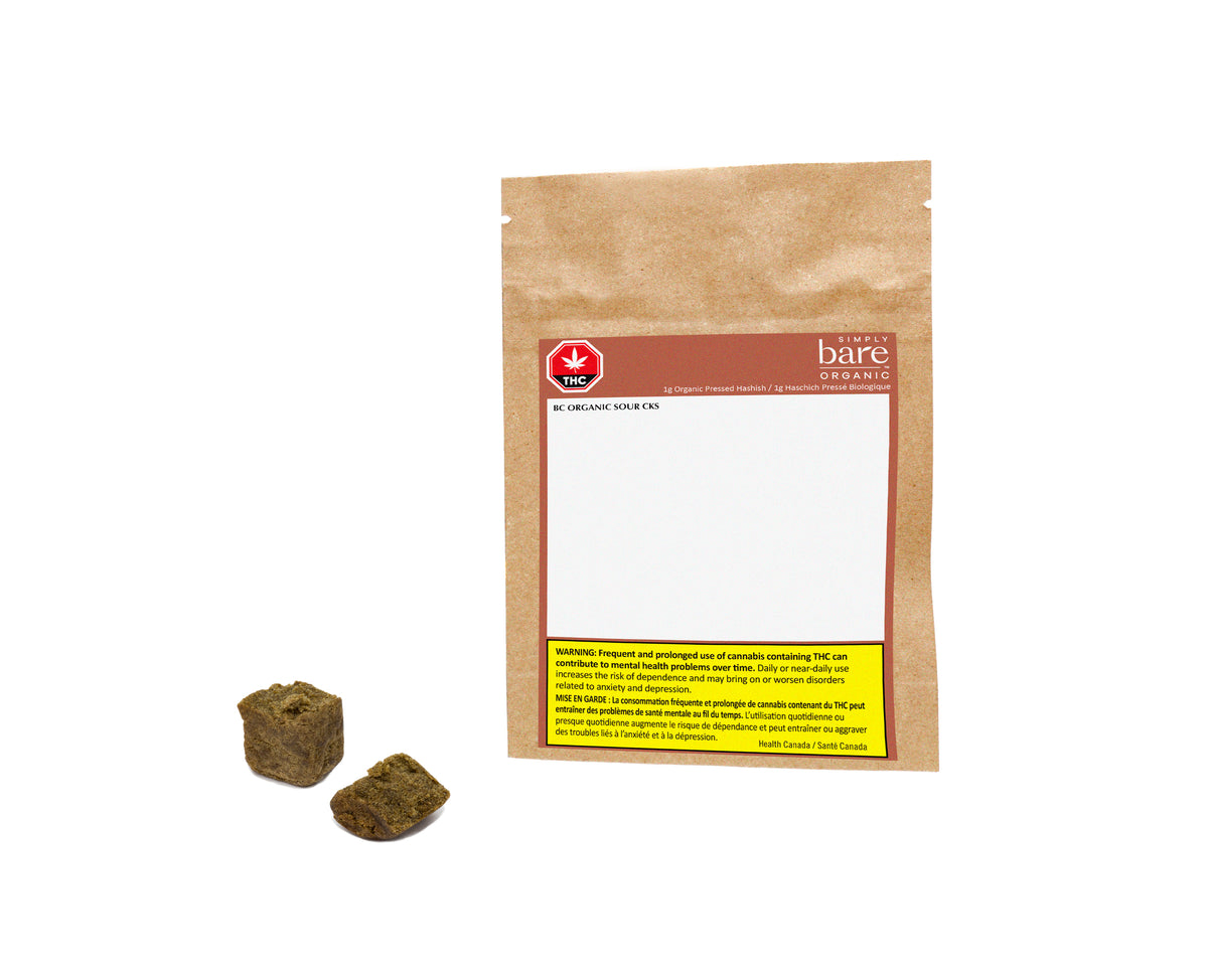 SIMPLY BARE SOUR CKS (S) PRESSED HASH - 1G