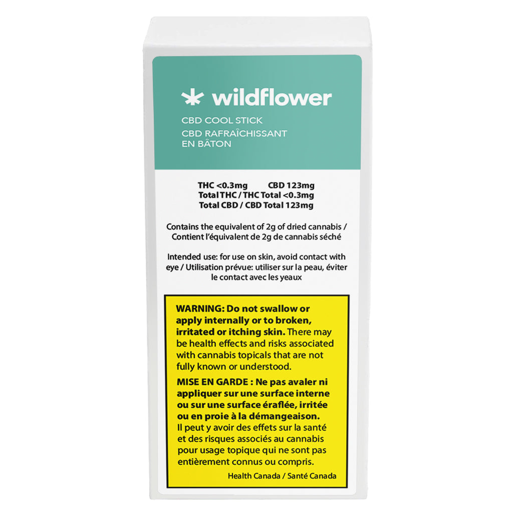 WILDFLOWER CBD COOL STICK (H) LOTION - 123MG